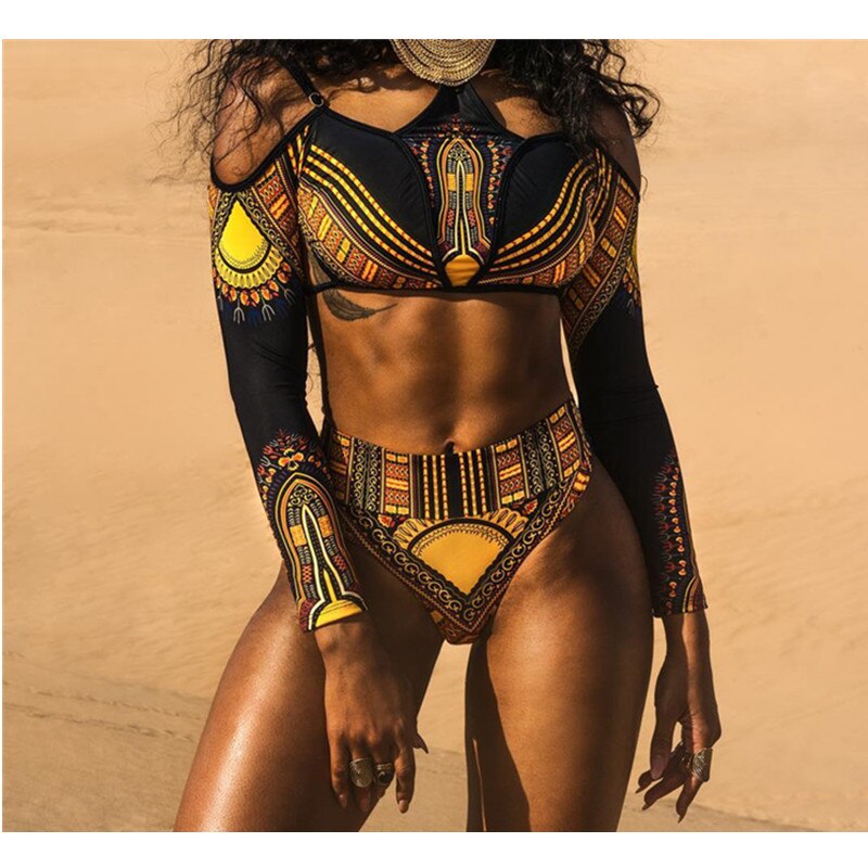 Imani African Print One Piece Swimsuit
