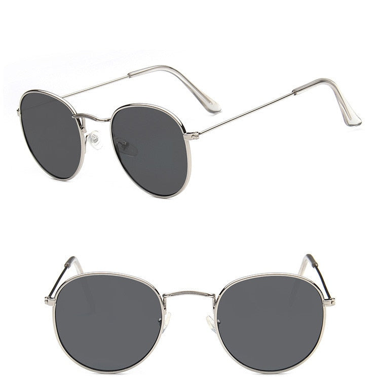 Retro Classic Semi-Rimless Polarized UV400  Sunglasses