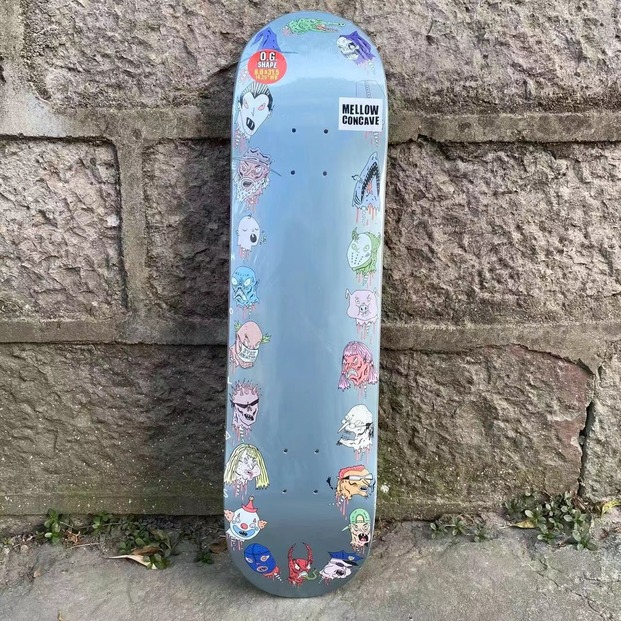 Professional Skateboard Baker Skateboard 8.0 Inch U-Shaped Transverse Skateboard 7-Layer Canada Wood Deck Three-Layer Dyeing Hi