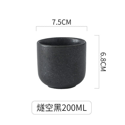 Japanese Style Pottery Clay Tea Cups