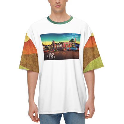 Men’s Oversized Drive Thru Vibes Short-Sleeve T-Shirt