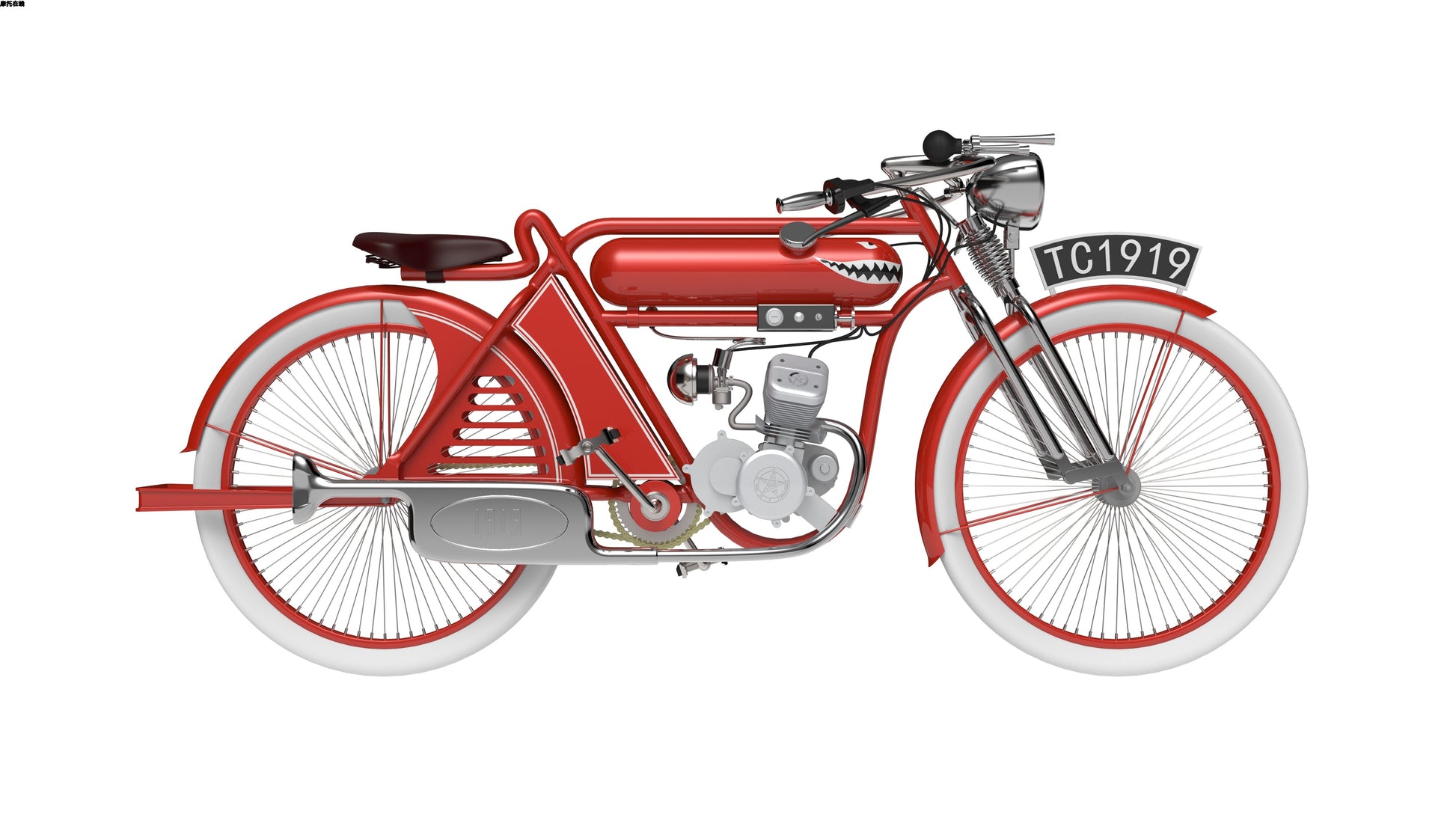 26Inch Vintage Fuel Bike TC1919 Indian Retro Fuel Bike TC1919 Villain Vintage Fuel Bike
