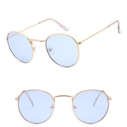 Retro Classic Semi-Rimless Polarized UV400  Sunglasses