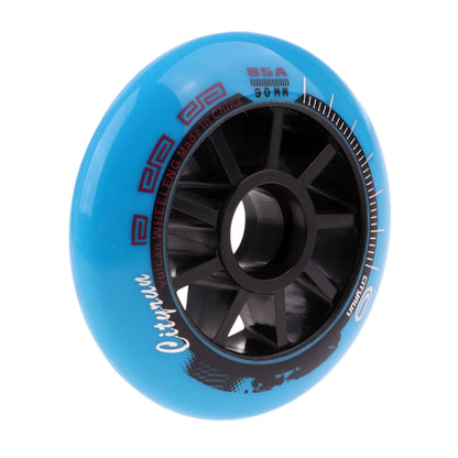 3 Colors High Elastic Inline Skate Wheels Outdoor Speed Skating Scooter Wheels 90/100/110Mm