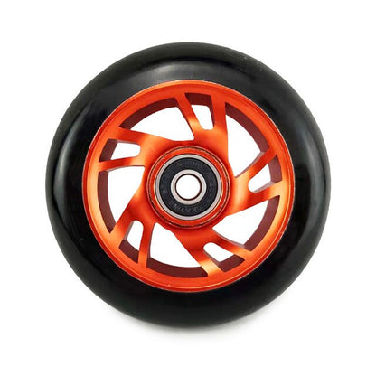 100Mm Scooter Wheels Skateboard Wheelchair Wheel Aluminium Alloy Steel Hub 2 Pieces 88A High Elasticity Precision Speed Skating