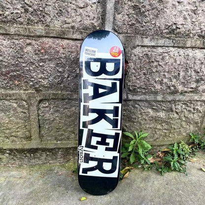 Professional Skateboard Baker Skateboard 8.0 Inch U-Shaped Transverse Skateboard 7-Layer Canada Wood Deck Three-Layer Dyeing Hi