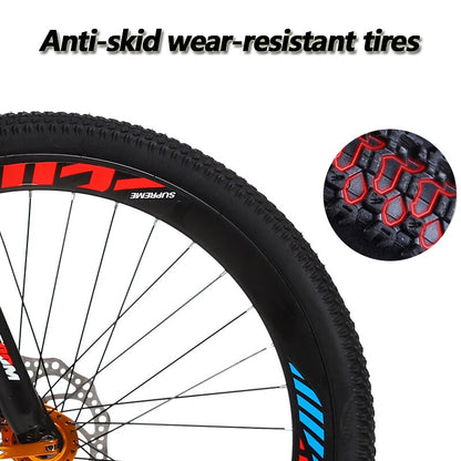 Love Freedom 21 Speed 26 Inch Mountain Bike Bicycles Double Disc Brakes Student Bike Bicicleta Road Bike Free Delivery
