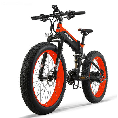 1000W 48V14.5AH Lithium Battery Electric Mountain Folding Bicycle
