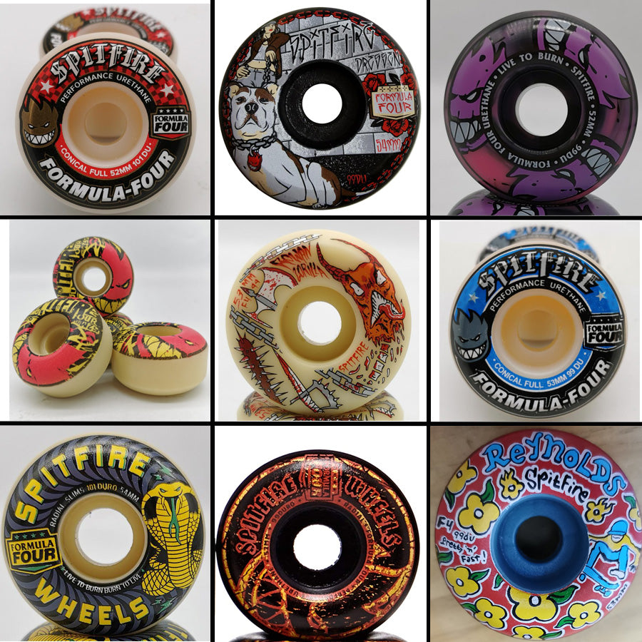 Original Spitfire Skateboard Wheels 52Mm 101Duro 53Mm 54Mm 56Mm 99Duro 80HD Skateboard Wheel for Skateboard