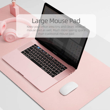 30*60CM Waterproof PU Leather Suede Gamer Desk Mat