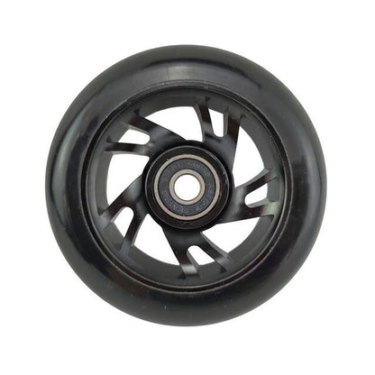 100Mm Scooter Wheels Skateboard Wheelchair Wheel Aluminium Alloy Steel Hub 2 Pieces 88A High Elasticity Precision Speed Skating