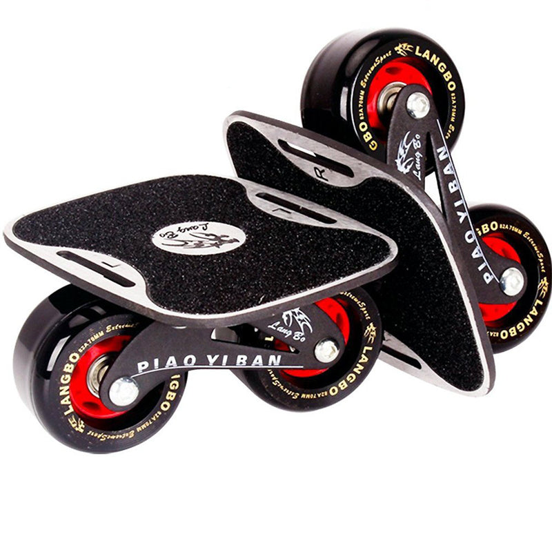 Outdoor Freeline Drift Skates Plate With PU Wheels and ABEC-9 608 Bearings