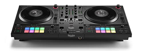 Hercules DJControl Inpulse T7 2-Deck Motorized DJ Controller with Serato Lite and DJuced and similar feel to vinyl turntables