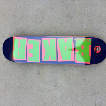 Baker Skateboard 8.0 Inch U-Shaped Skate Board 7-Layer Canada Wood Deck Three-Layer Dyeing High Quality Skate Board