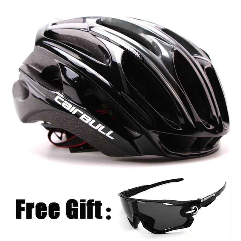 CAIRBULL Bicycle Helmet Road MTB Bike Ultralight Riding Helmet One-Piece Design Mountain Bike Riding Helmet