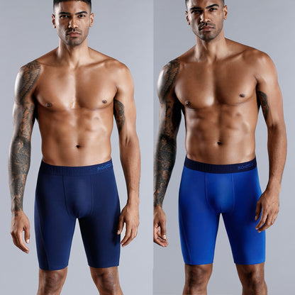 Comfortable Natural Cotton Long Boxer Shorts