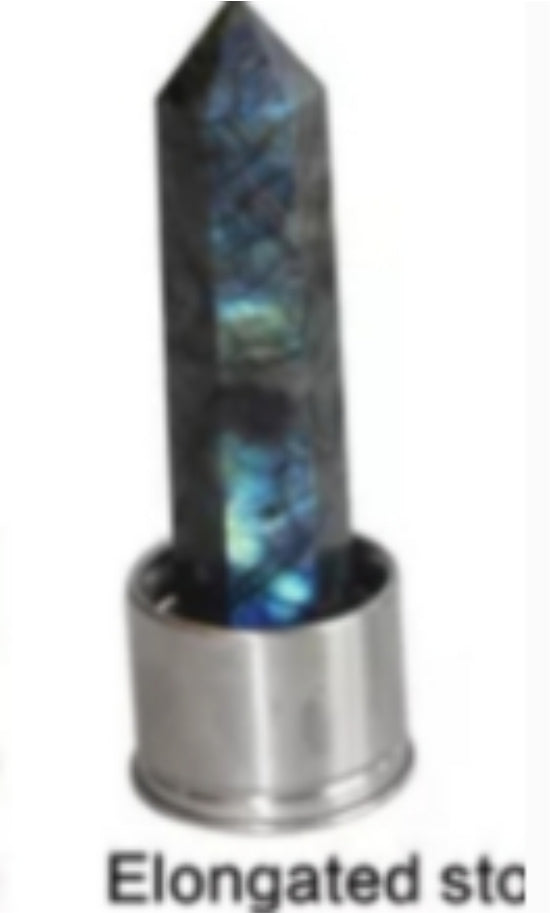 Natural Quartz Gemstone Glass Water Bottle