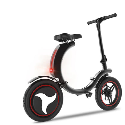 Electric Scooter to Work on Behalf of the Artifact Portable Mini Adult Female Small Folding Generation Driving Battery Bicycle