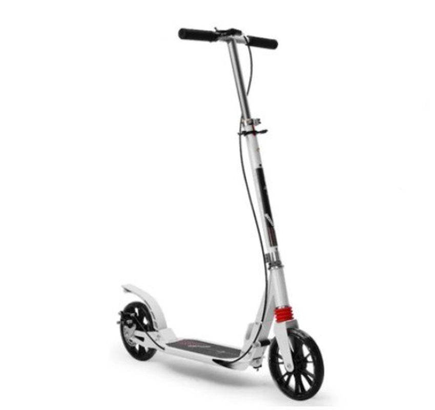 Adult Two-Wheeled Scooter Foldable Adult Single Pedal Bike Handbrake Double Shock Absorption Urban Big Child Scooter