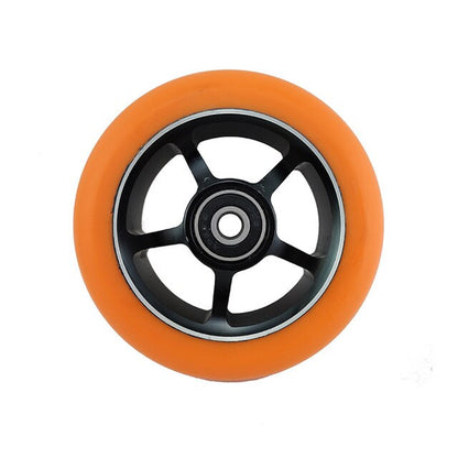 100Mm Scooter Wheels Skateboard Wheelchair Wheel Aluminium Alloy Steel Hub 2 Pieces 88A High Elasticity Precision Speed Skating