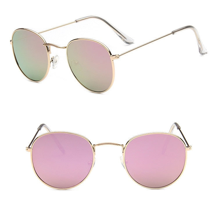 Retro Classic Semi-Rimless Polarized UV400  Sunglasses