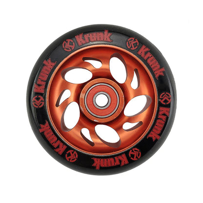 100Mm Scooter Wheels Skateboard Wheelchair Wheel Aluminium Alloy Steel Hub 2 Pieces 88A High Elasticity Precision Speed Skating