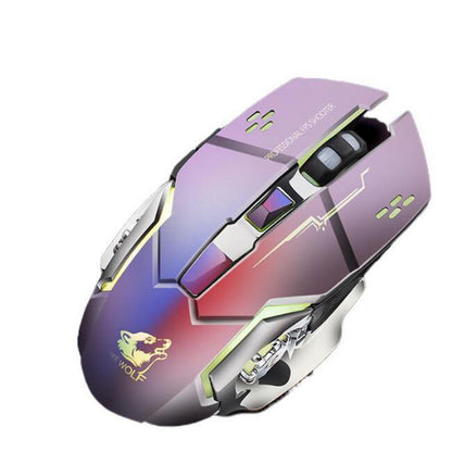 Wired Programmable LED RGB Light USB Mouse Gamer