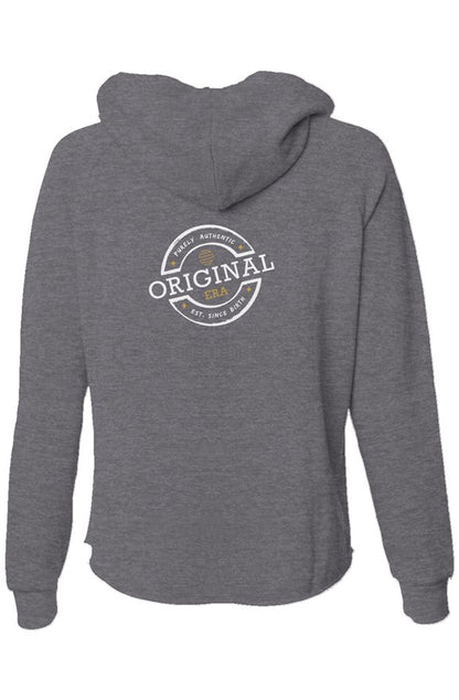 Original Era Womens Lightweight Wash Zip Hoodie