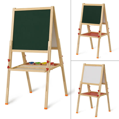 Premium Wooden Display Easel Board Stand for Kids