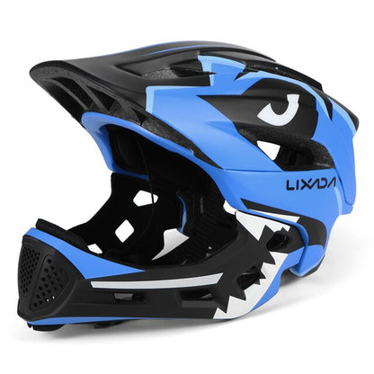 Lixada Kids Detachable Full Face Helmet Children Sports Safety Helmet for Cycling Skateboarding Roller Skating Helmet