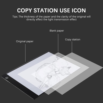 Children's USB Led  A4 Drawing Tablet