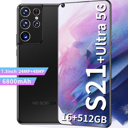 S21 7.3 Inch Smartphone With 16+512GB Large With 4g/5g Dual Sim Card