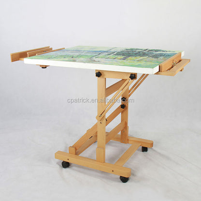 High Quality Beech Wood Painters Easel for Artist Students