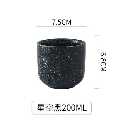 Japanese Style Pottery Clay Tea Cups