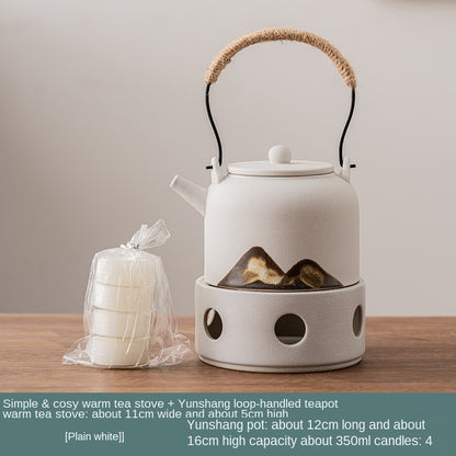 Japanese Style Hand Drawn Warm Tea Stove Set