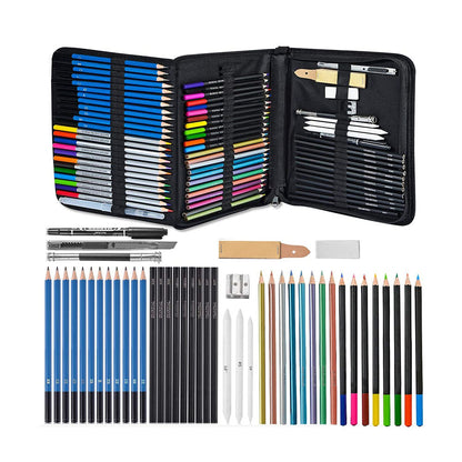 Sketch Pencil Art Set for Artists and Adults