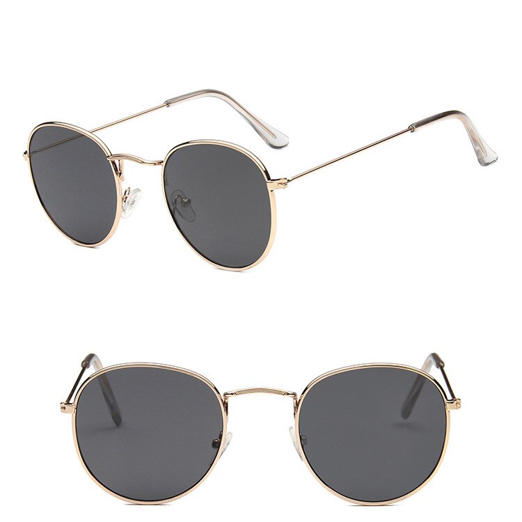 Retro Classic Semi-Rimless Polarized UV400  Sunglasses