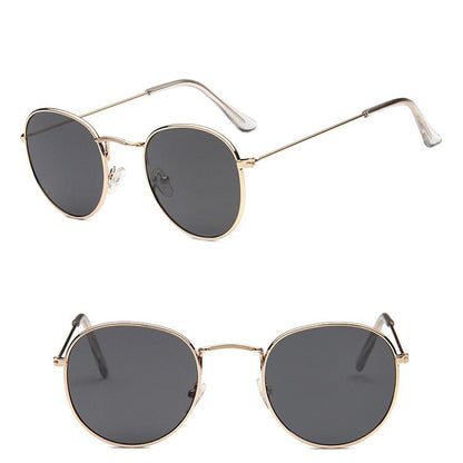 Retro Classic Semi-Rimless Polarized UV400  Sunglasses