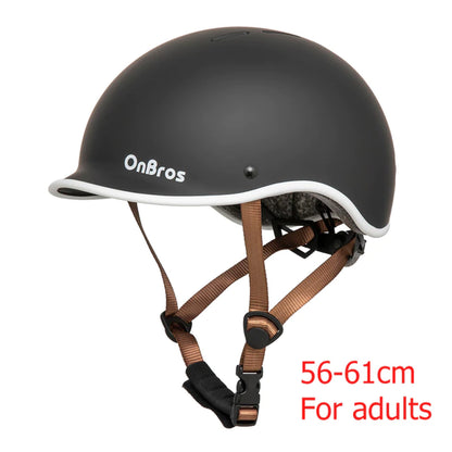 Onbros ABS Shell Urban Bike Helmet for Men and Women Roller Skating Skateboard Cycling Helmets for Kids City Caps