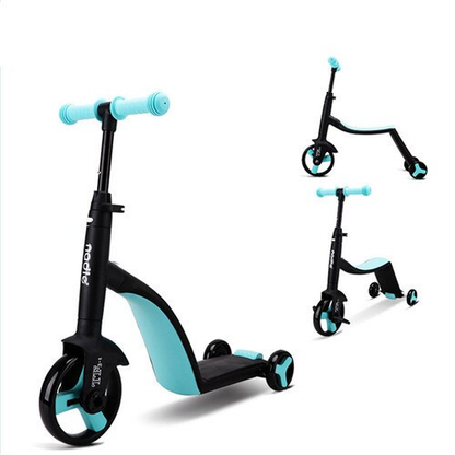 Children Scooter Tricycle Baby 3 in 1 Balance Bike Ride on Toys for 2-5Years Old Children for Learning Walk Scooter Toys for Kid