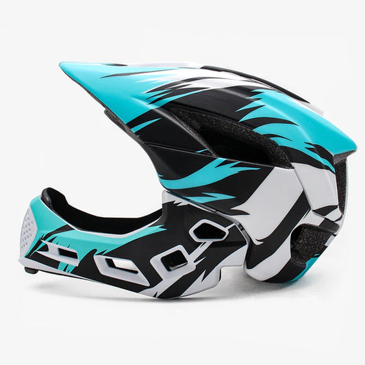 Children Cycling Helmet Detachable Full Face Kids Bike Sports Safety Helmet Child Skateboarding Motorcycle Roller Skating Helmet