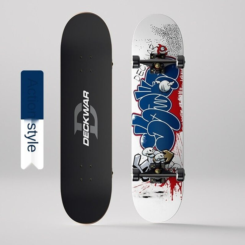 Scooter Four-Wheel Beginner Girls and Boys Adult Youth Children'S Skateboard Short Board Professional Board Twin Tips Skateboard