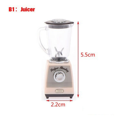 1:12 Scale Miniature Food Coffee Machine Juicer