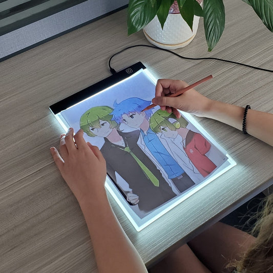 Children's A4 Dimmable Led Drawing/Tracing Board