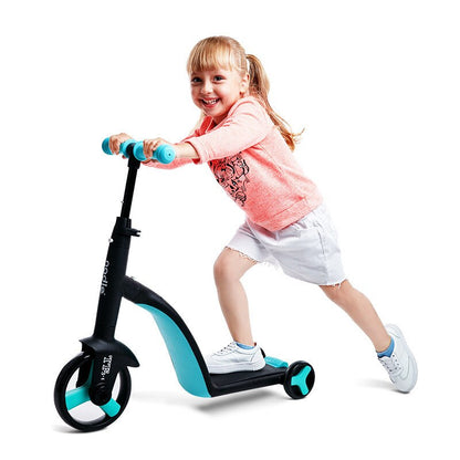 Children Scooter Tricycle Baby 3 in 1 Balance Bike Ride on Toys for 2-5Years Old Children for Learning Walk Scooter Toys for Kid