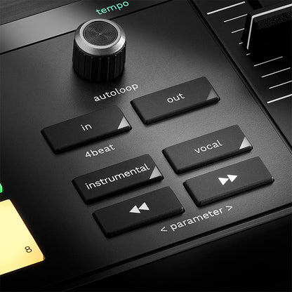 Hercules DJControl Inpulse T7 2-Deck Motorized DJ Controller with Serato Lite and DJuced and similar feel to vinyl turntables
