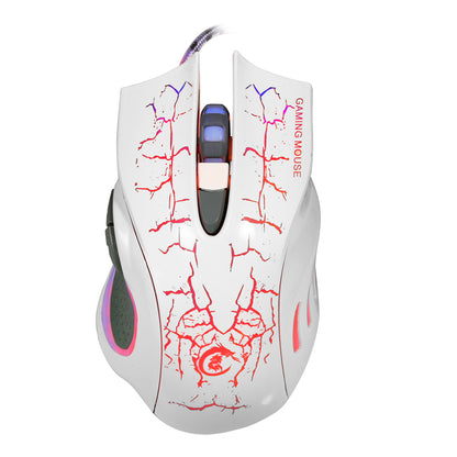 6 Key Colorful Gradient Luminous Wired Mouse