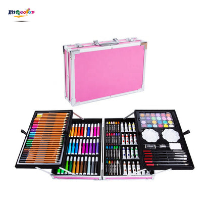 145 Pcs Kids Color Paint Drawing Box Kits  Art Set for Children