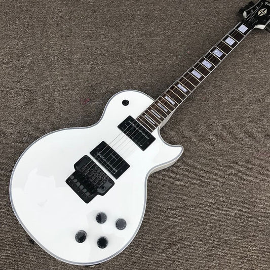 Free Delivery, Rosewood Fingerboard Electric Guitar, White Tremolo Bridge Guitar， , High Quality Electric Guitar
