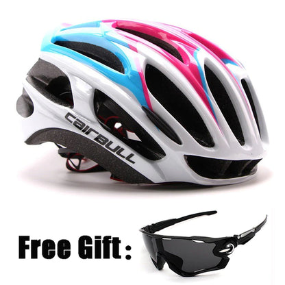 CAIRBULL Bicycle Helmet Road MTB Bike Ultralight Riding Helmet One-Piece Design Mountain Bike Riding Helmet
